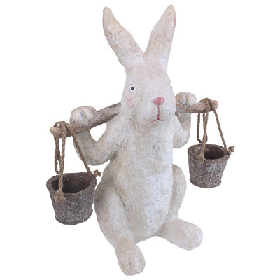 Ezekiel Rabbit the Yokes on Him Easter Bunny Statue