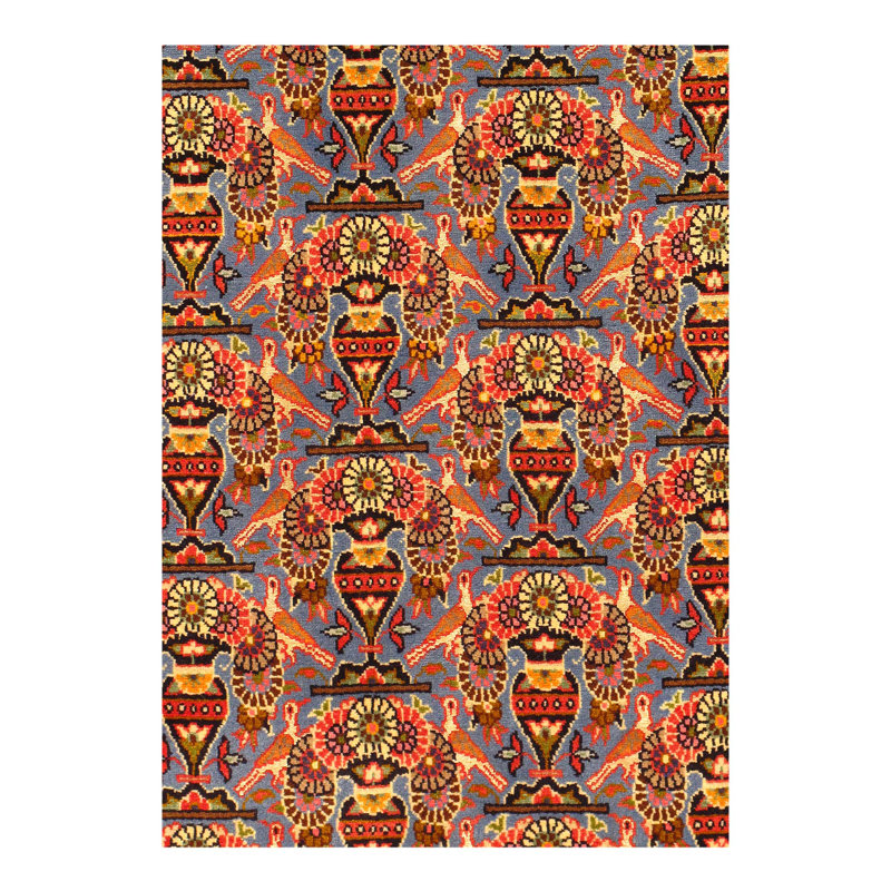 Fela One-of-a-Kind Rectangle 4'8" X 7'7" Hand Knotted Area Rug