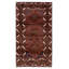 Teimani Brown Rug 3'6" x 6'4"