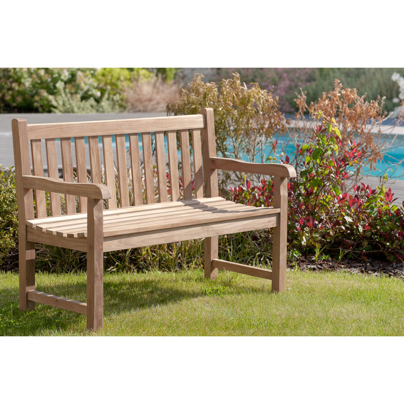 Xantippe Solid Wood Teak Outdoor Bench