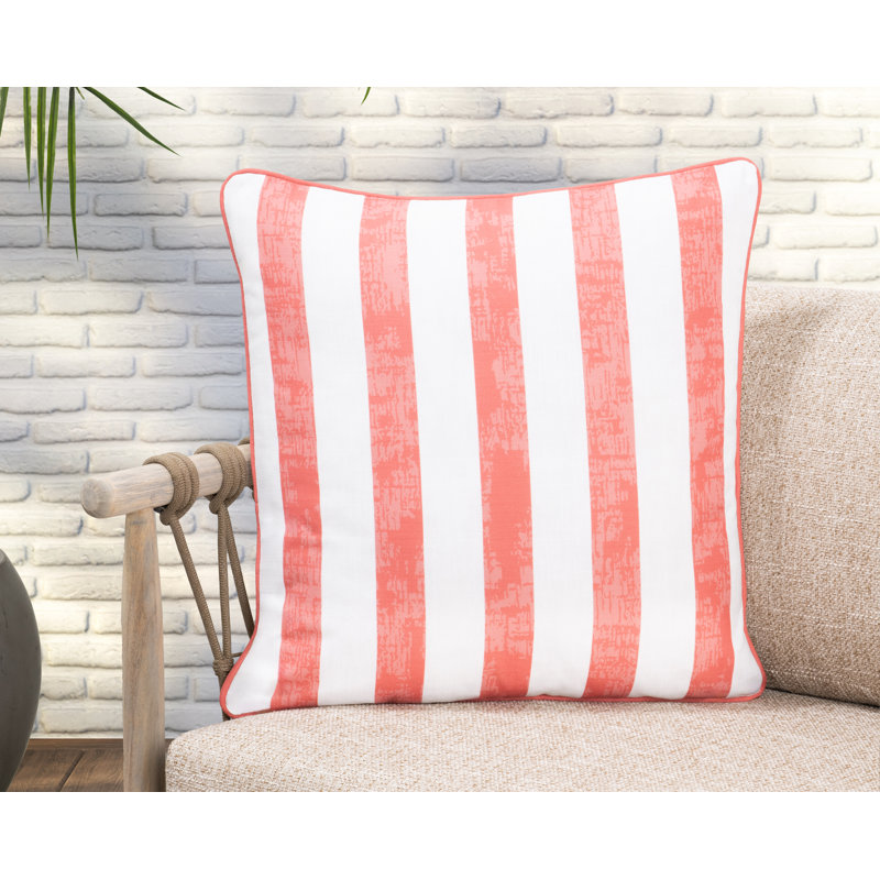 Milton Square Indoor/Outdoor Pillow Cover & Insert, Yellow