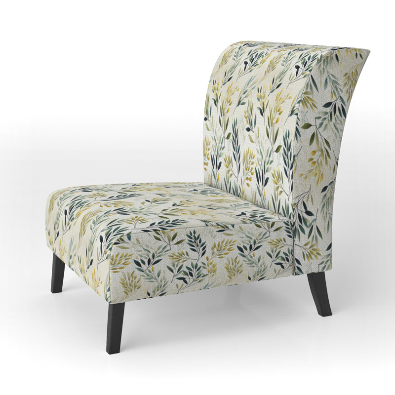 Fauteuil de chambre rembourré Zen Leaves III