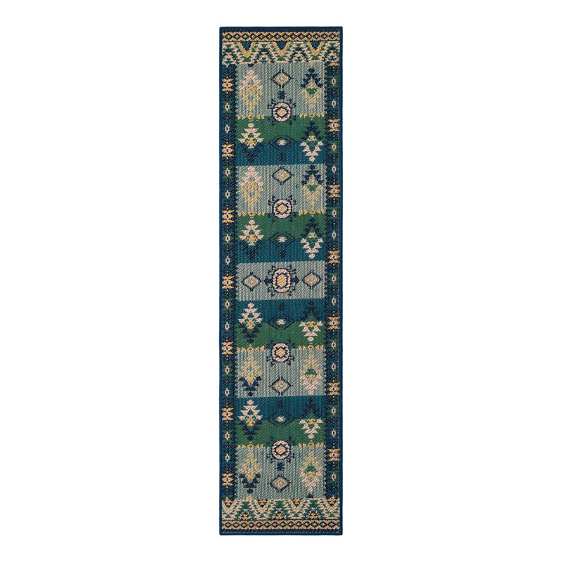 Ciudad Marlenia Indoor/Outdoor Area Rug, Tapis de couloir 2 pi x 8 pi