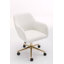 Chaise de bureau rotative à hauteur ajustable 360 ° avec pieds en métal doré et roue universelle pour l'intérieur-811346878