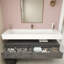 Ensemble de meuble-lavabo simple mural Alysa-71095507