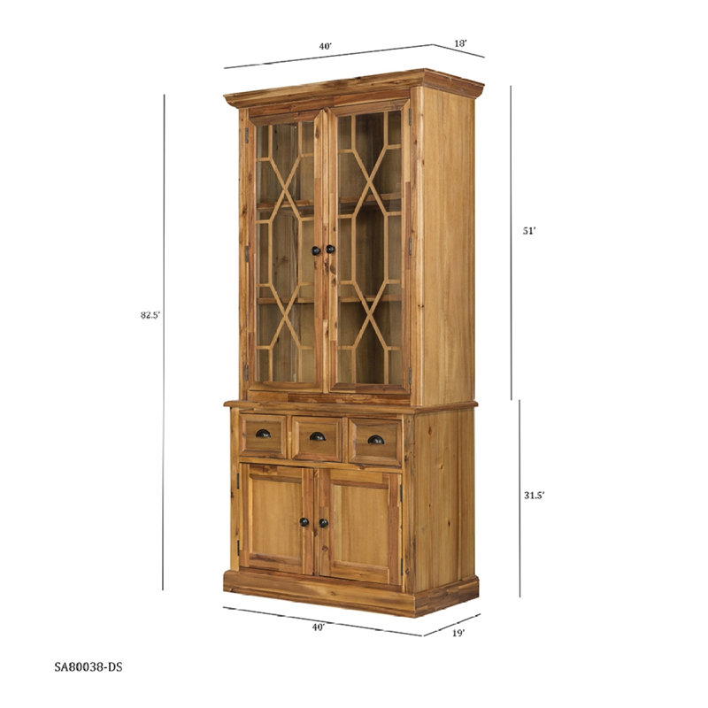 Buffet Cabinet Credenzas, Bois naturel