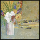 Vase Of Flowers Giclee On Canvas by Jill Krasner