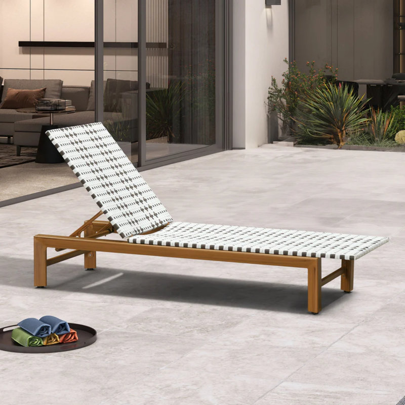  Chaise longue d'extérieur, Brown