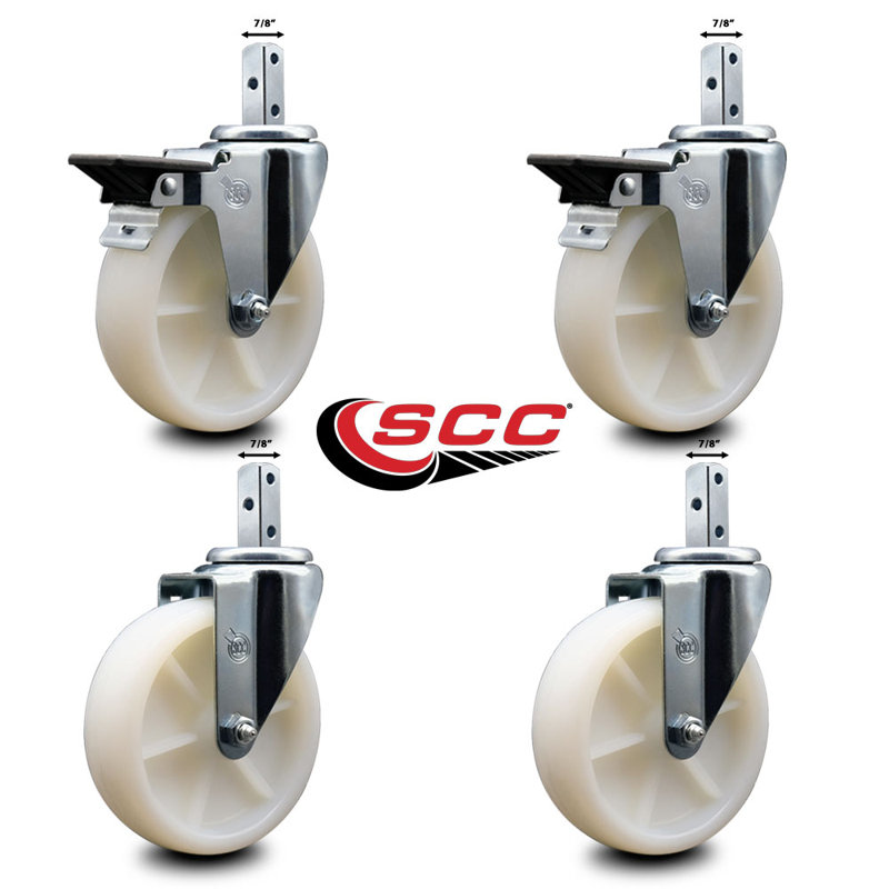 4 Piece Nylon Caster Set