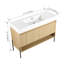 Meuble-lavabo sophistiqué avec des matériaux de qualité et un design élégant