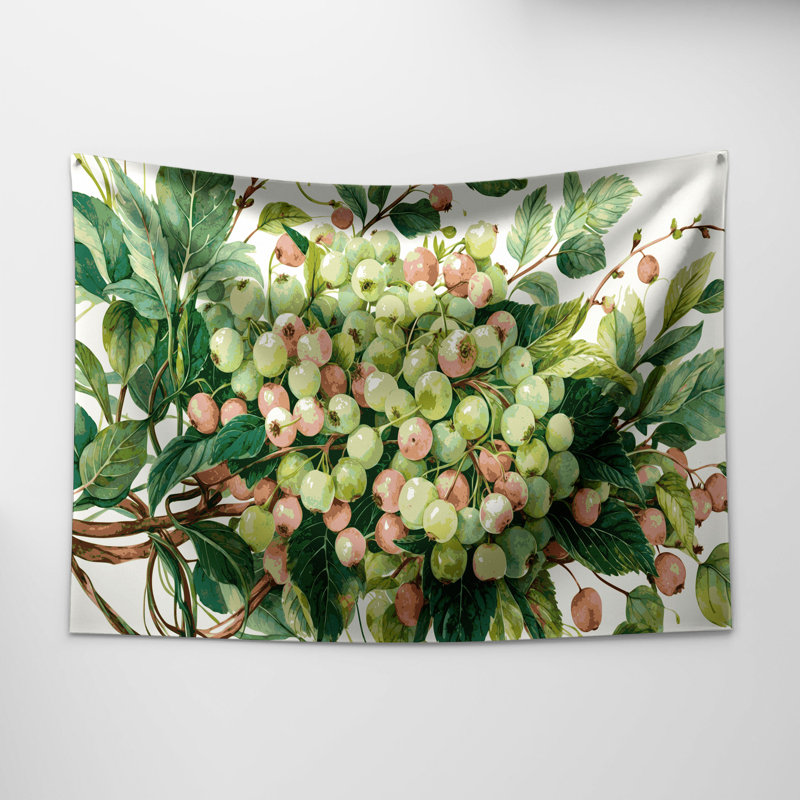 Tapisserie murale Fruit Gooseberry, 88 po x 104 po