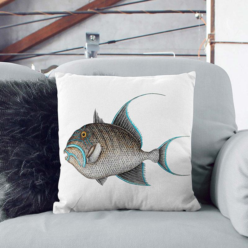 Square Throw Cushion, 55cm H x 55cm W x 20cm D