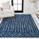 Keishara Moroccan Geometric Navy/Cream Rug