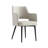 Hickson Leatherette Dining Arm Chair with Metal Legs in Stone-1036469735-1037030196