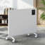 Living And Home 1500W 5118 BTU Electric Panel Space Heater with Adjustable Thermostat and with Digital Display