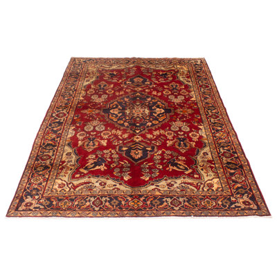 One-of-a-Kind 7'0" X 10'6" 1990s Wool Area Rug in