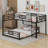 L-Shaped Metal Twin Over Full Size Bunk Bed-106001688