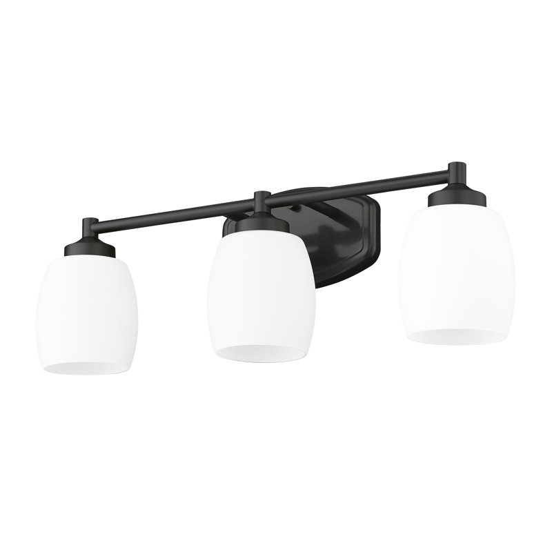 Fenella 3 Light Vanity, Matte Black
