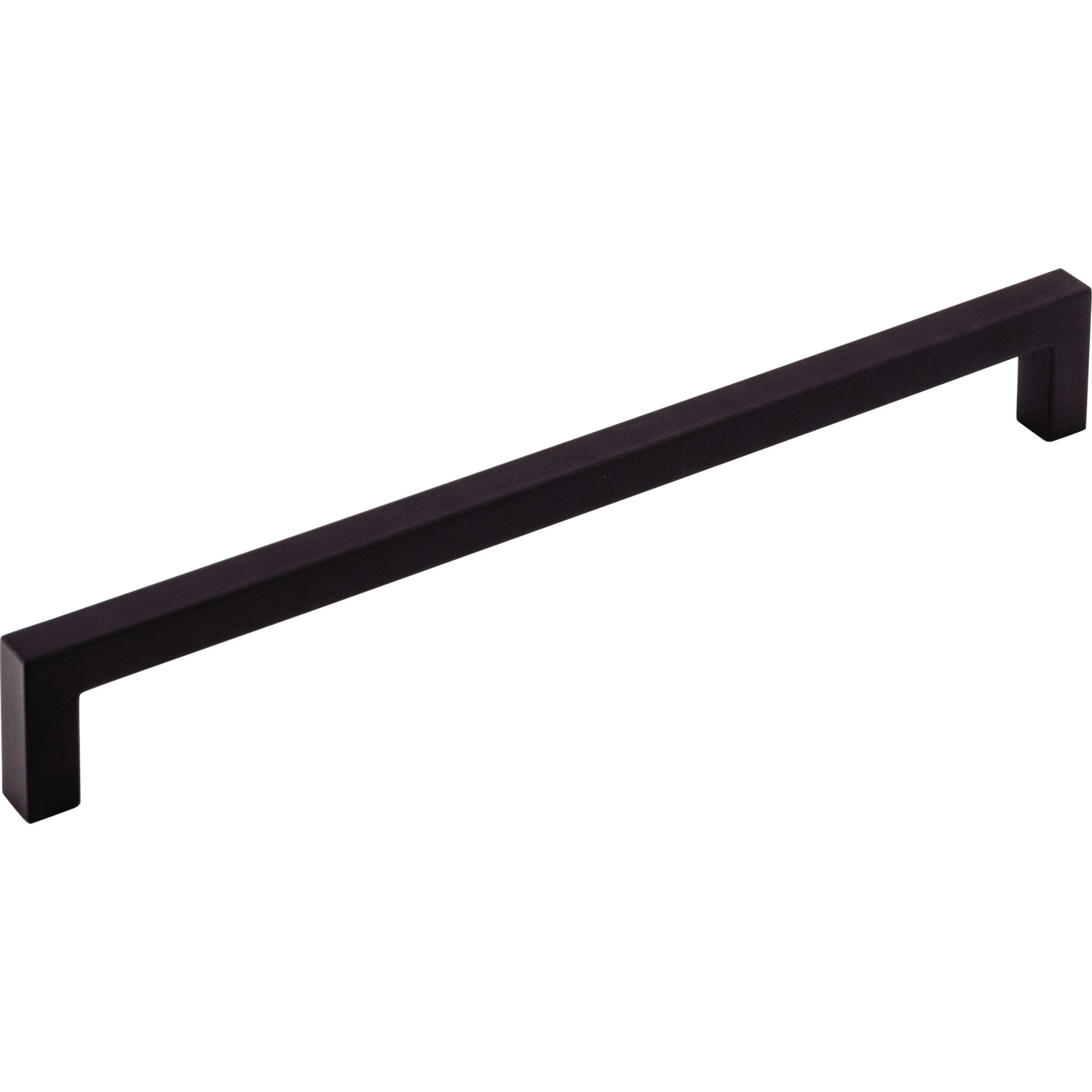 Square Bar pull, 8 13/16" Center to Center, Flat Black