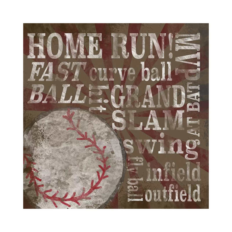 All Star Sports III by Tara Reed - Wrapped Canvas Print, 30.48 cm H x 30.48 cm W