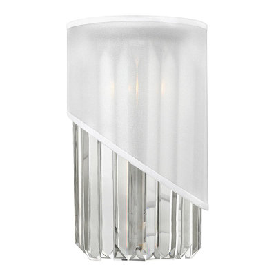 Castle Cary Steel Flush Mounted Sconce