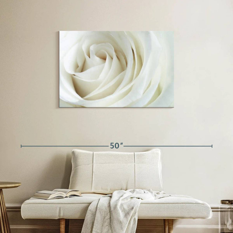 Rose en soie Harnek, H 24 po x l 36 po