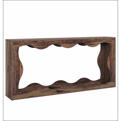 63 "Farmhouse Console Table with Storage in Brown, Couch Table Behind Sofa, Long Entryway Sofa Station, Narrow Console Stand, Hallway Stand for Entryway Living Room