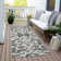 Chayden Washable Damask Indoor / Outdoor Rug