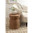 Round Rattan Lift-Top Side Table