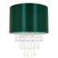 Modern Satin Fabric Pendant Light Shade with Acrylic Droplets-98654975-98654978