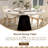 59" Marble Round Dining Table-672415465