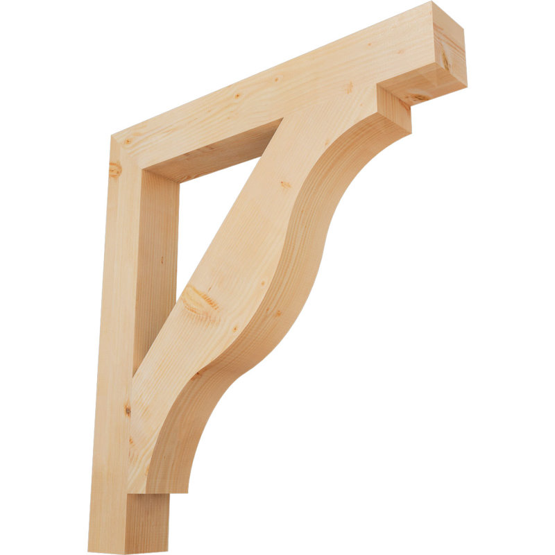 Support pour bloc lisse l 5 5 po x P 44 po x H 48 po, sapin Douglas, Sapin de Douglas, H 48 po x l 5,5 po x P 44 po