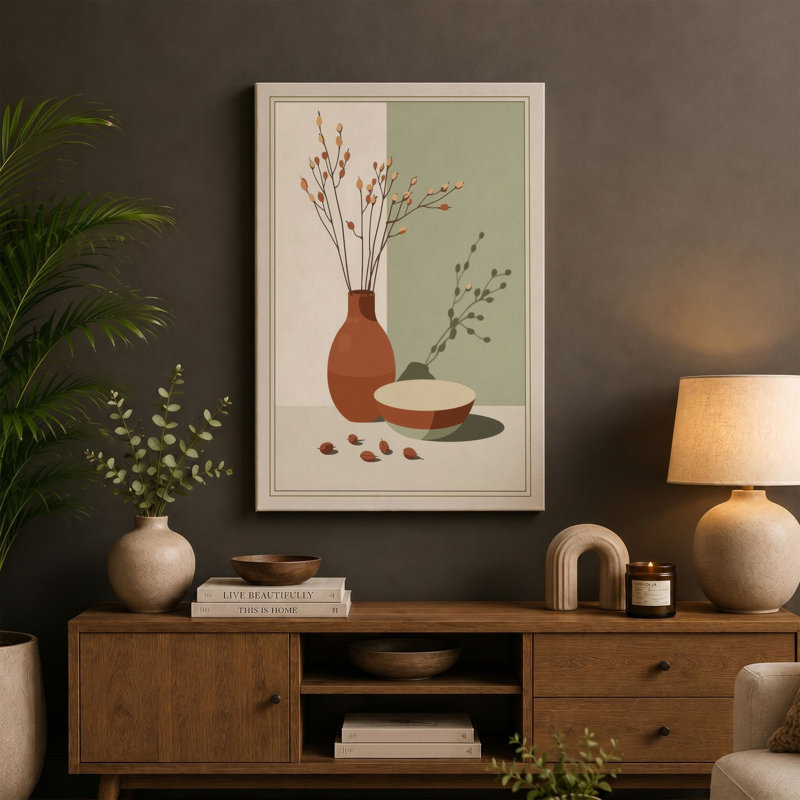 Print, 30x20 - 76.2 x 50.8 cm, Taupe Border