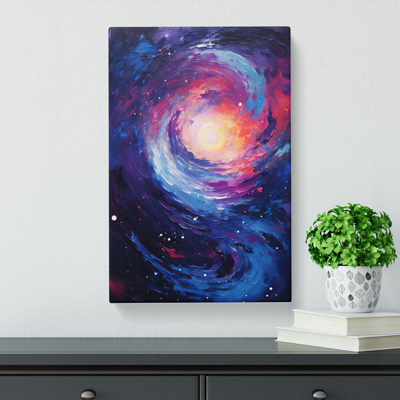 Galaxy Action - Wrapped Canvas, 76cm H x 50cm W x 3cm D