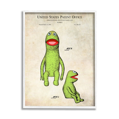 " Vintage Frog Character Puppet " by Karl Hronek