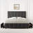 Bed Frame With Adjustable Headboard And 2 Storage Drawers, Soft Upholstered Platform Bed Frames-2132433168