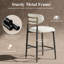 Yes Upholstered Bar Stool with Iron Frame-1045090868