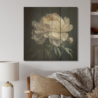 Blooming White Peony V " Blooming White Peony V "