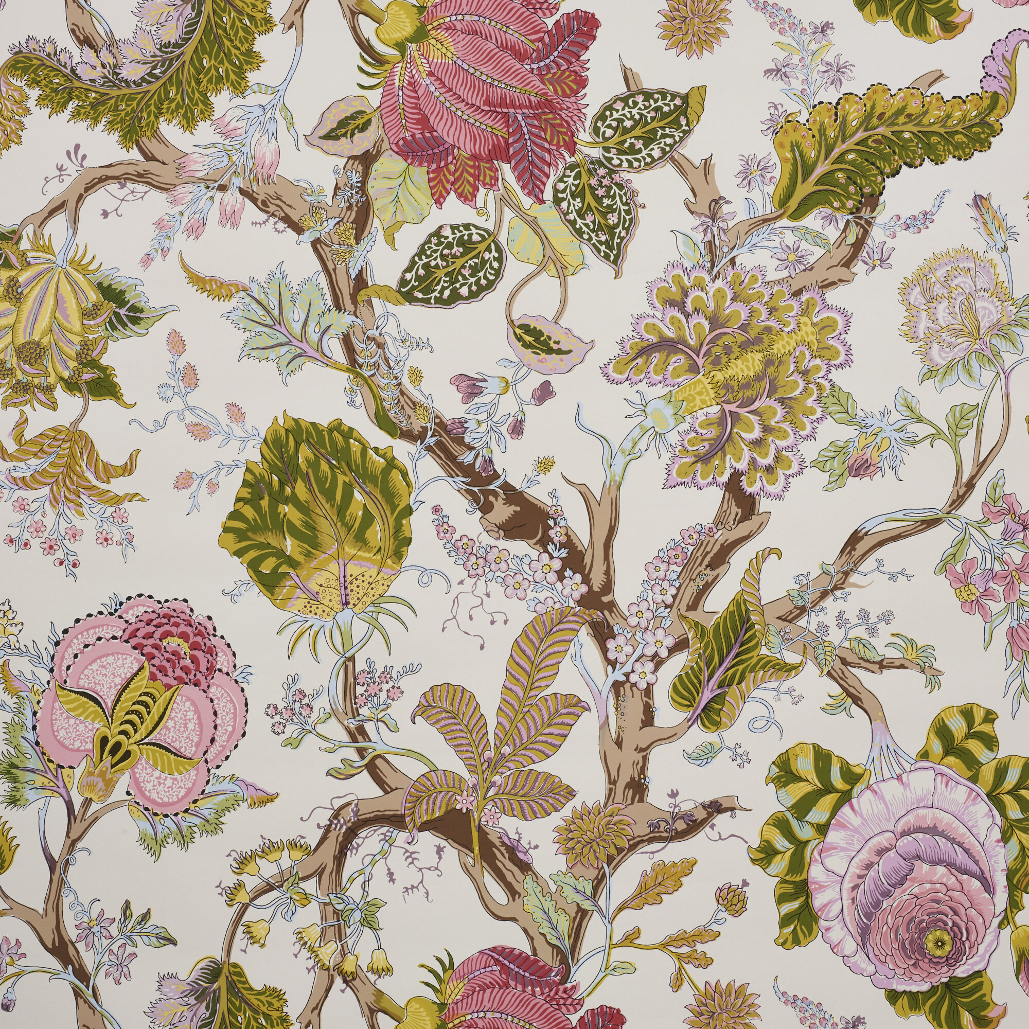 Schumacher Lotus Garden Wallpaper Leaf | Fabric Bistro | Columbia | South  Carolina