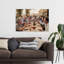 Tuscan Family Dinner Rustic Contemporary Summer Sunset Wall Art Print 1 Piece Wrapped Canvas Wall Art-615841735
