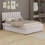 Lit plateforme tapissier avec lit gigogne-967648391