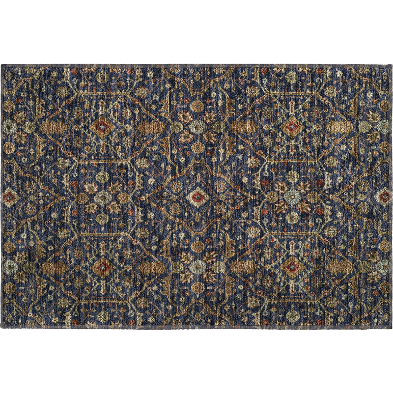 Premium Machine Washable Ducote AMF1130 Global Rug, Rectangle 1 pi 8 po x 2 pi 6 po