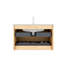Meuble-lavabo de salle de bain de 76 cm (30 po), contreplaqué, lavabo en céramique blanche, chêne, tiroirs de rangement, meuble-lavabo préassemblé avec meuble en contreplaqué de 76 cm (30 po), Hike