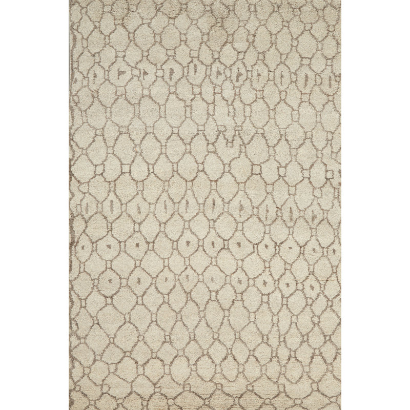 Wool Geometric Indoor Rug, Rectangle 2' x 3'