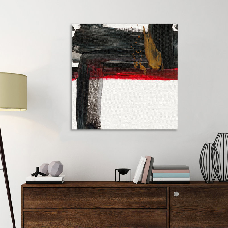 « ohne titel vii », reproduction de peinture à l’acrylique sur toile tendue, H 18 po x l 18 po x P 1,5 po