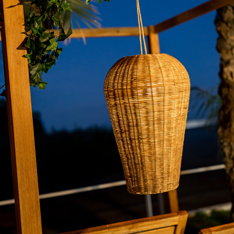 Luminaire suspendu d'extérieur à DEL 19 po rechargeable