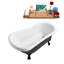 1549.4mm x 701mm Freestanding Soaking Acrylic Bathtub-1570245559-1570245448