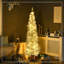 Sapin de Noël artificiel mince 6 pi de hauteur pré-éclairé-99026951