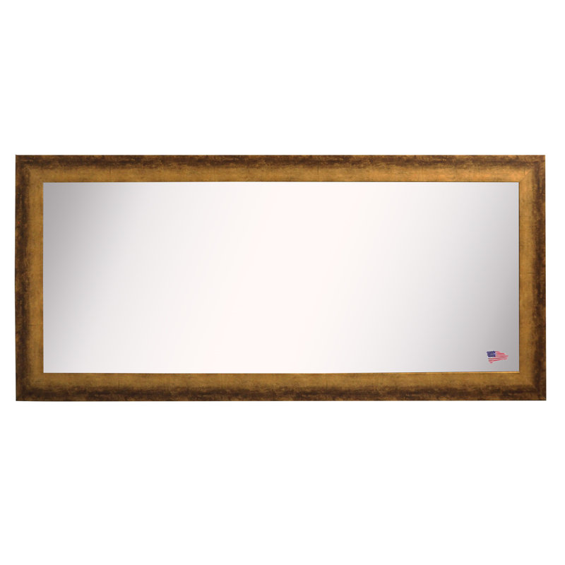 Auberge Wood Flat Wall Mirror, 78" H x 39" W