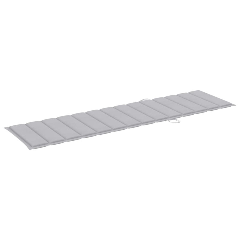 Outdoor Seat Cushion, Gray, 78.7" L x 19.7" W